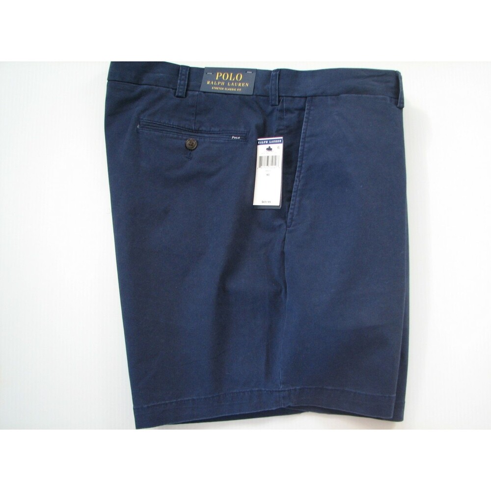 Ralph Lauren Polo Stretch Performance Navy Casual Shorts Classic Fit 40